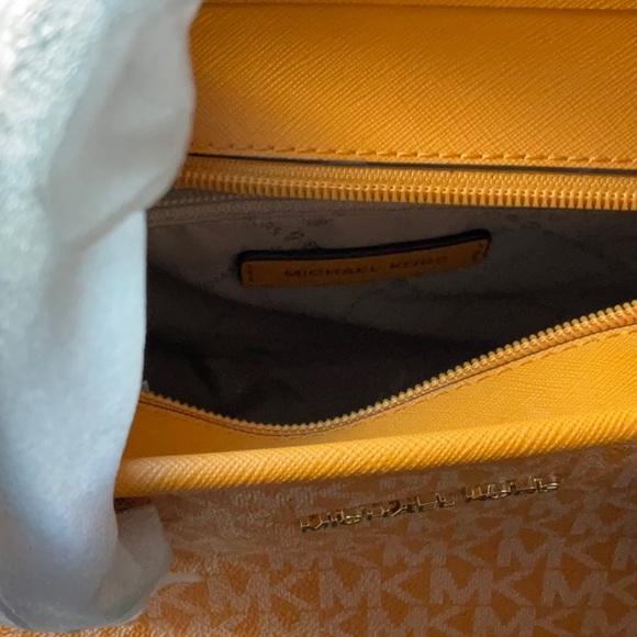 🌞  MICHAEL  KORS JET SET TRAVEL LOGO TOTE BAG 🌞 NWT 🌞 - Picture 12 of 16